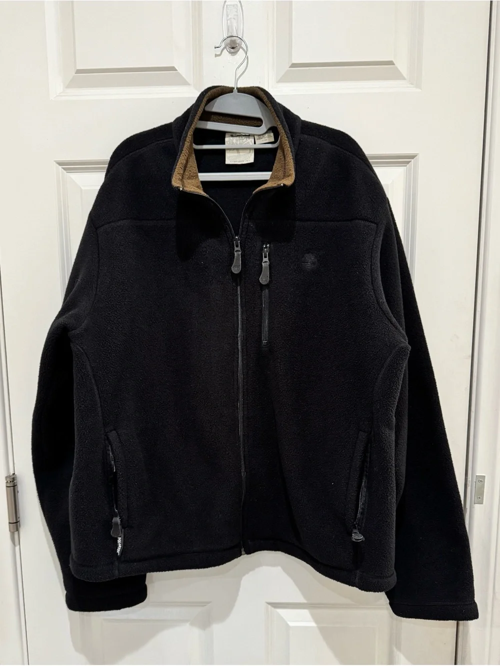 Timberland Men’s Black Fleece Jacket Sz XL /TG Full Zip